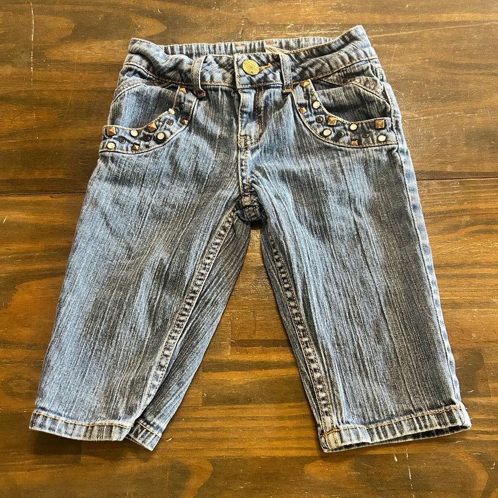 Hannah Montana Studded Capris with Pocket Detail
